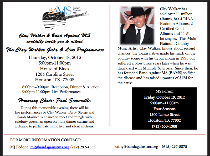 6-9 pm, reception, dinner and auction. 9-11 live performance. Honorary chair Paul Sommerville
