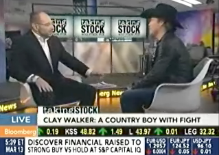 Clay Walker on BloombergTV